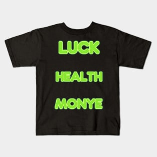 Luck Wish List 2024 Kids T-Shirt